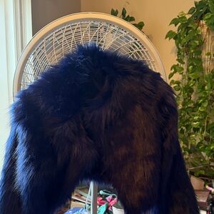 Chic Black Faux Fur Coat